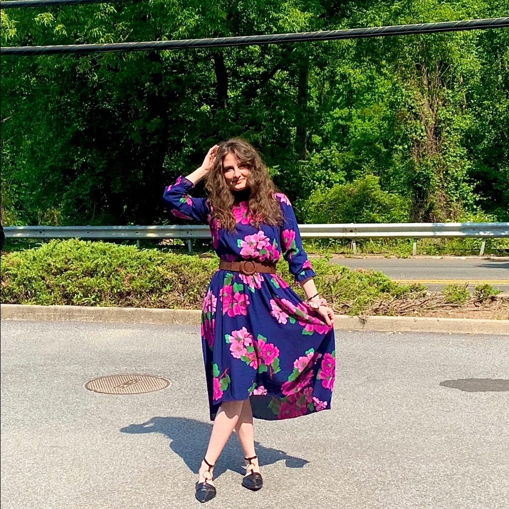 Nanette Lepore floral midi dress